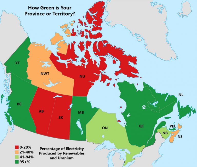 The Green Energy Map of Canada - RPS Relocation